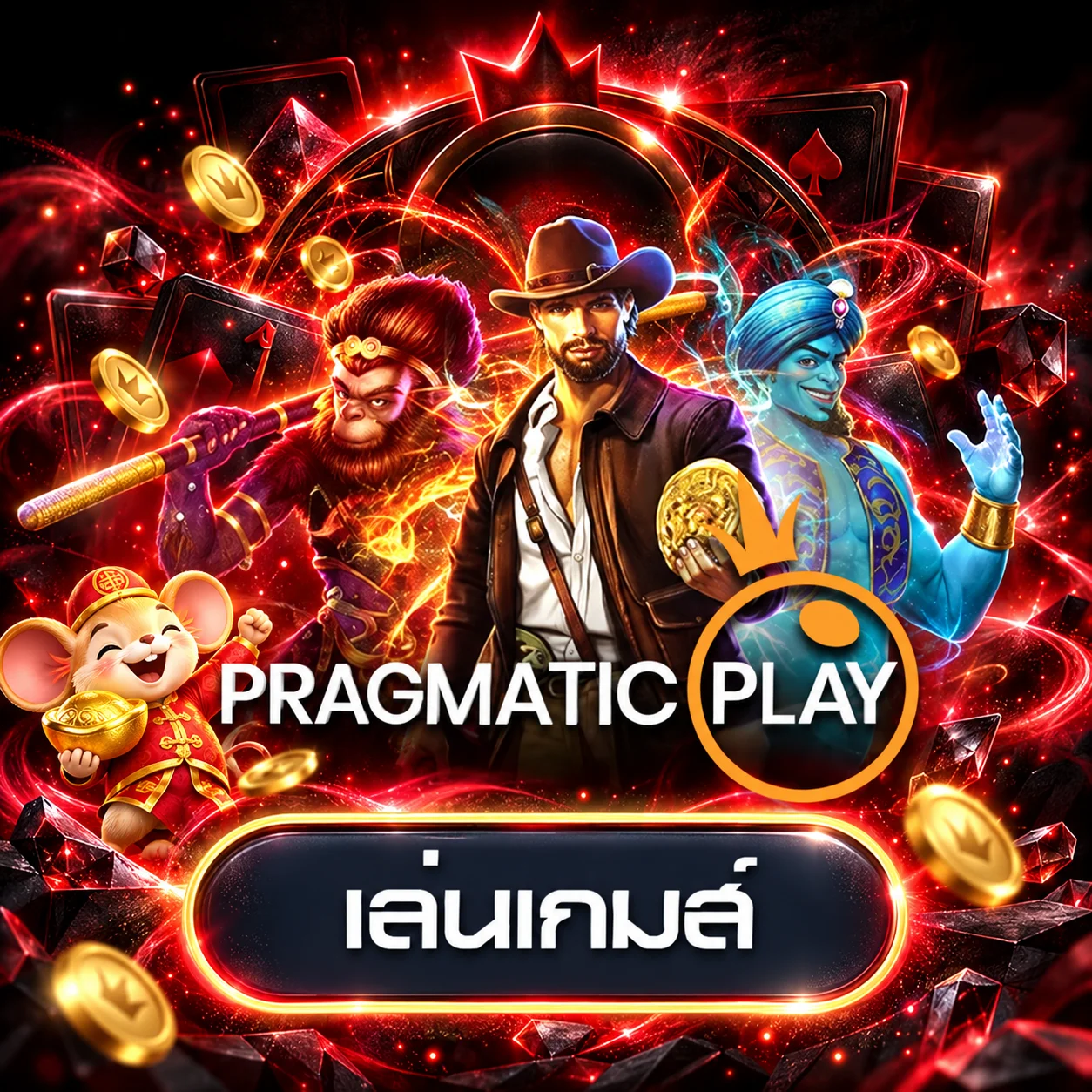 การ์ดทดลองเล่น Pragmatic Play บน PAWIN77